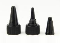 Zwarte Kleuren Plastic Kosmetische Deksels, het Plastic Hoge Praktische aspect van Flessenbovenkanten