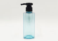 Transparante Blauwe Vierkante Plastic HUISDIEREN Kosmetische Fles Verpakking voor Gezichtsroom