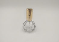 Gouden van het het Parfumglas van de Nevelpomp de Flessenronde met Aangepaste Emblemen Druk