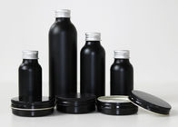De zwarte Kosmetische Flessen van de Aluminium100ml Douane voor de Lotion van de Haarwas
