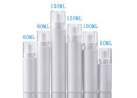 Witte Kleuren Kosmetische Plastic Verpakkende Flessen met Spuitbuspomp