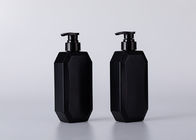 Zwarte 500ml Berijpte Plastic Fles voor Kosmetische Verpakking