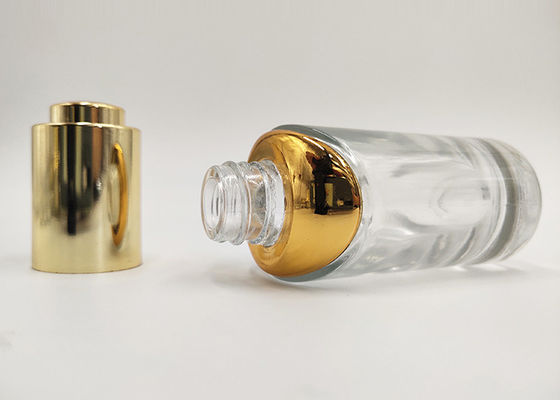 De hete het Stempelen Fles van het Druk1oz Transparante Glas
