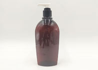De amber van de het HUISDIERENdouane van de Kleuren Vlakke Vorm Kosmetische Flessen voor Handdesinfecterende middelen