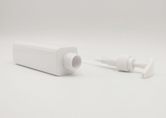 De witte Fles van de Kleuren Vierkante Lotion met Lotionpomp