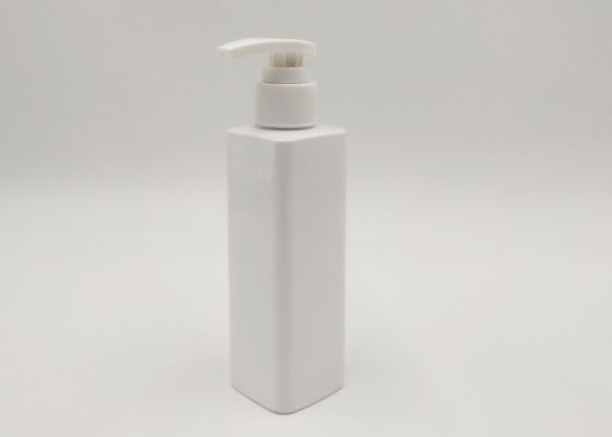 De witte Fles van de Kleuren Vierkante Lotion met Lotionpomp