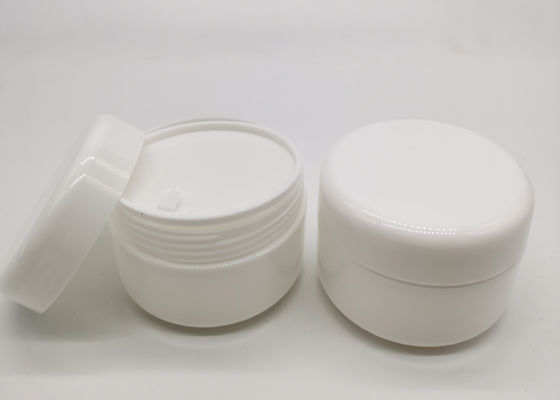 Ronde Witte de Roomkruiken van het Schroefdeksel20g pp Skincare Gezicht