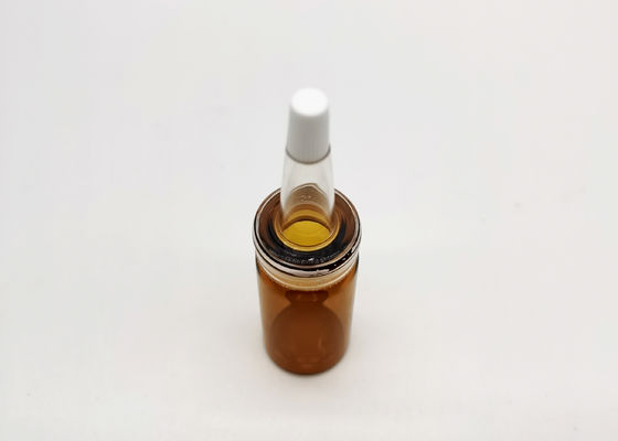 Van het de Kleuren10ml Glas van de parelglans de Amber Kosmetische Fles