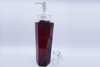 De onregelmatige Vierkante Plastic Kosmetische Flessen van 400ml met Lotionpomp