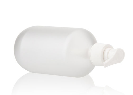 Rekupereerbare 500ml Berijpte Plastic Shampoofles met Lotionpomp